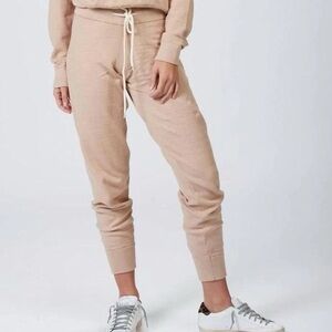 Varley Alice Sweat Pant Praline/Ivory Size Medium New MARP $108